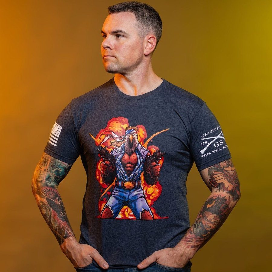 Eagle Fury T-Shirt - Midnight Navy
