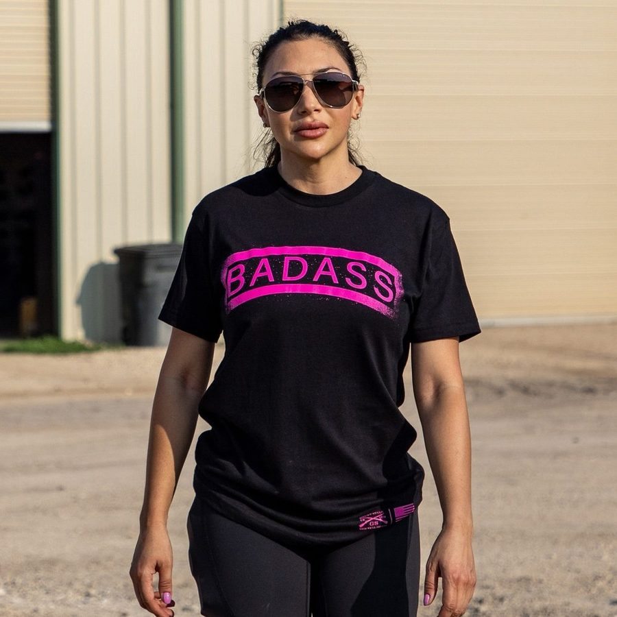Women's Badass Boyfriend Fit T-Shirt - Black