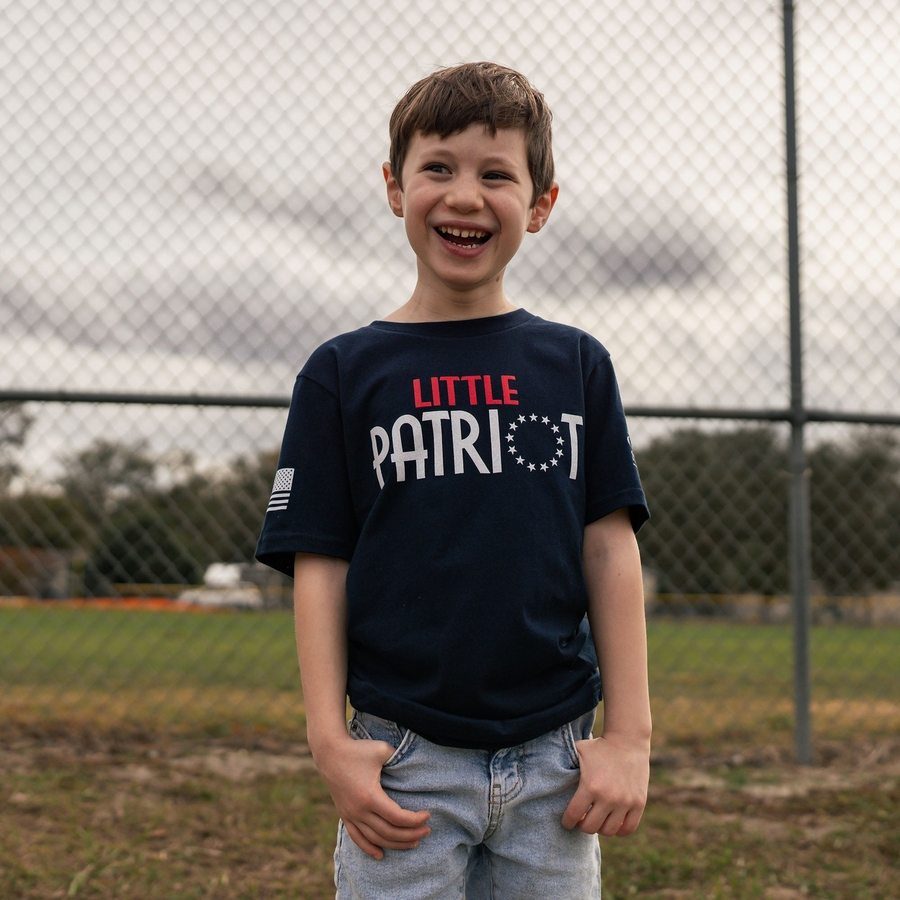 Youth Little Patriot T-Shirt - Midnight Navy