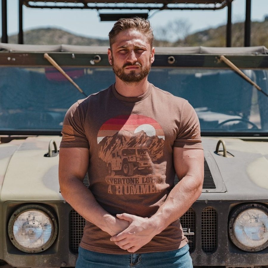 Hummer T-Shirt - Heather Brown