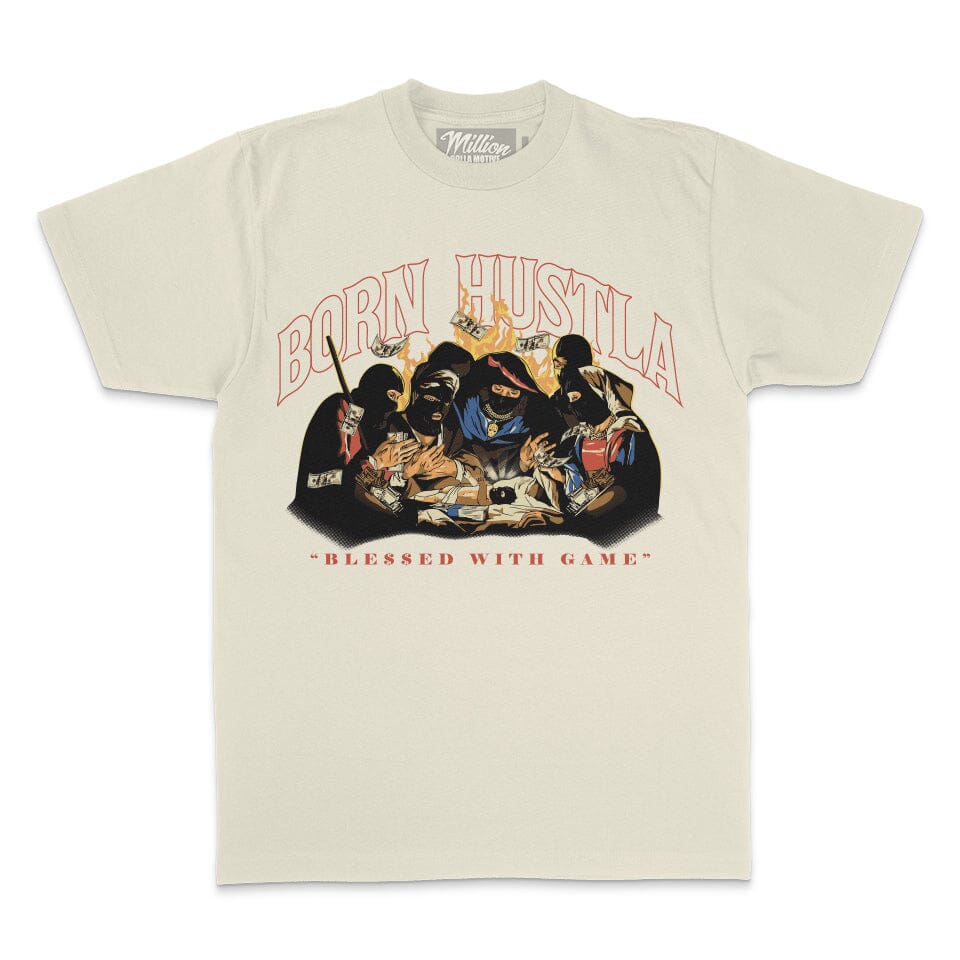 Born Hustla - Natural Sail T-Shirt