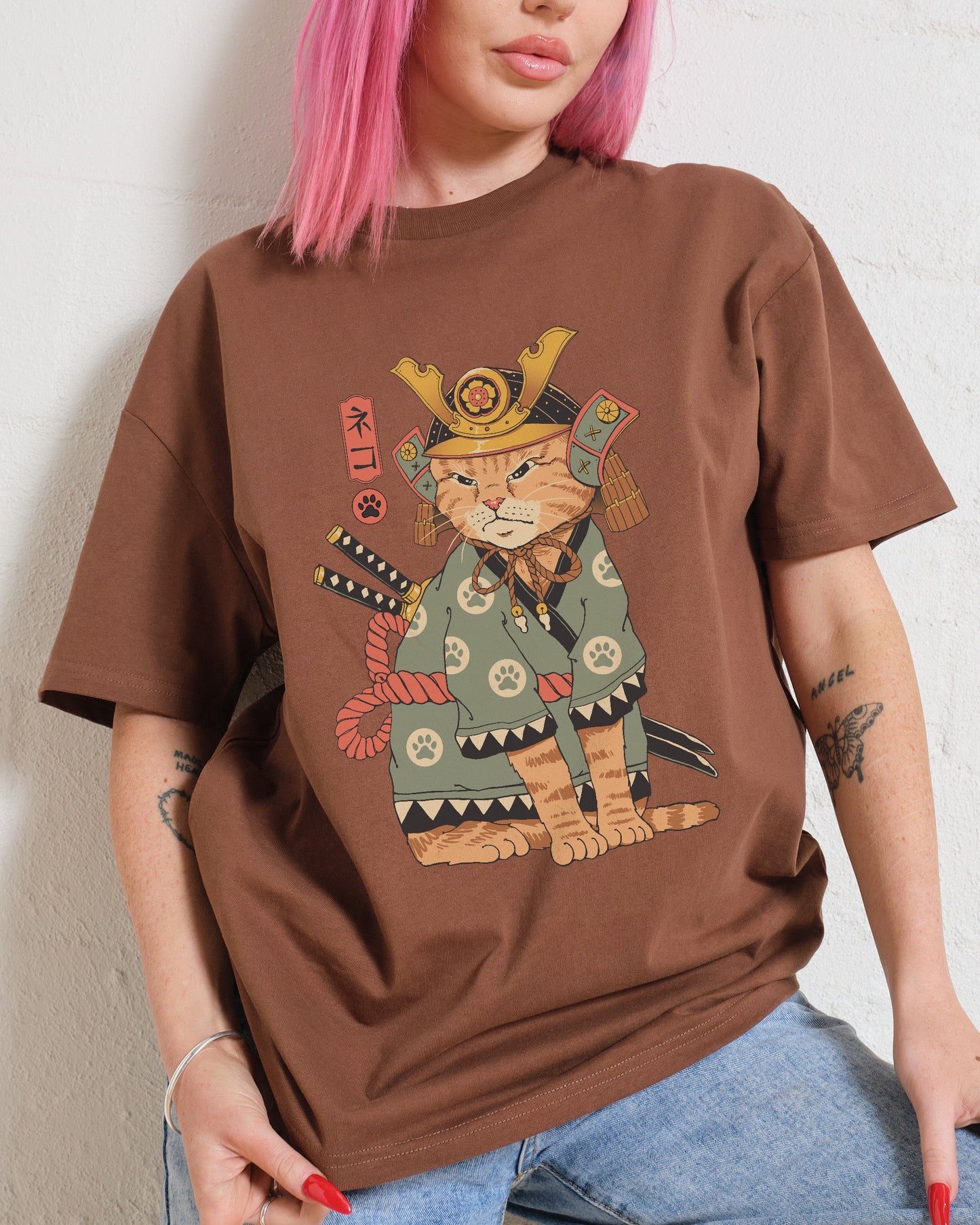 Neko Samurai T-Shirt