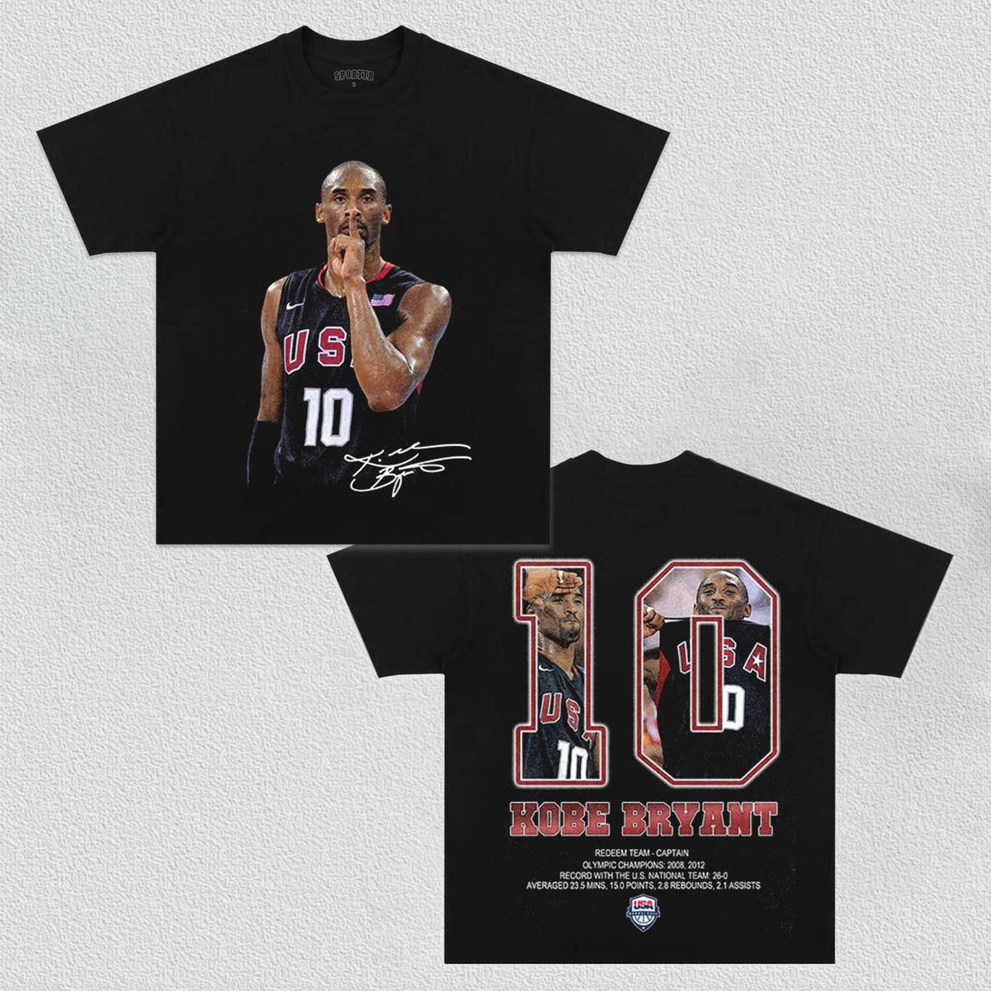 CAPTAIN AMERICA -KOBE TEE Style001