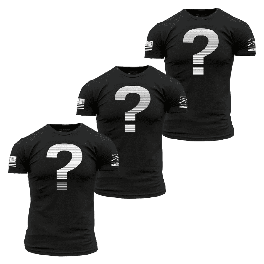Men's Club Grunt Style Mystery T-Shirt - 3 Pack