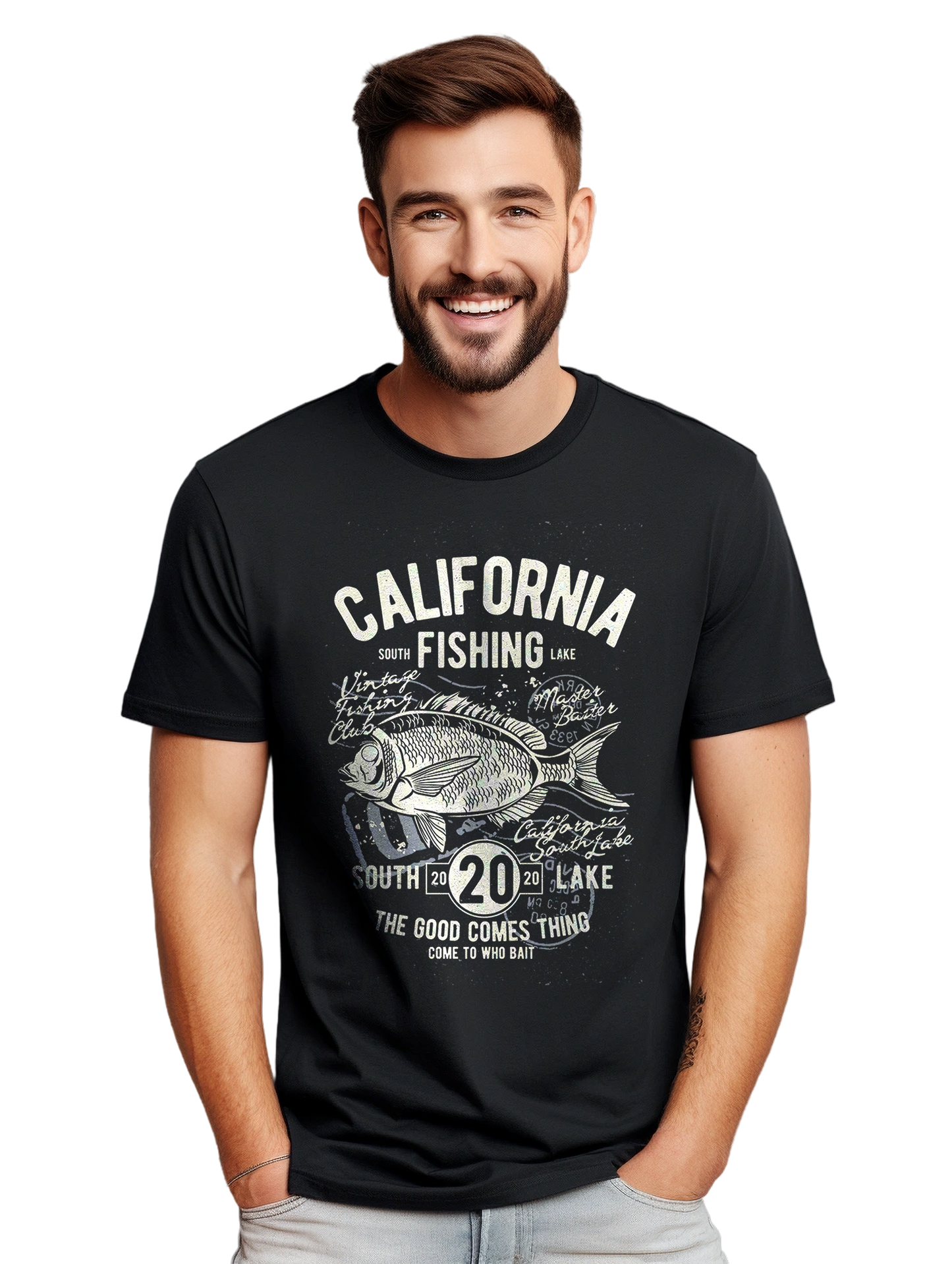 The Shirt Shack California Fishing: T-Shirt