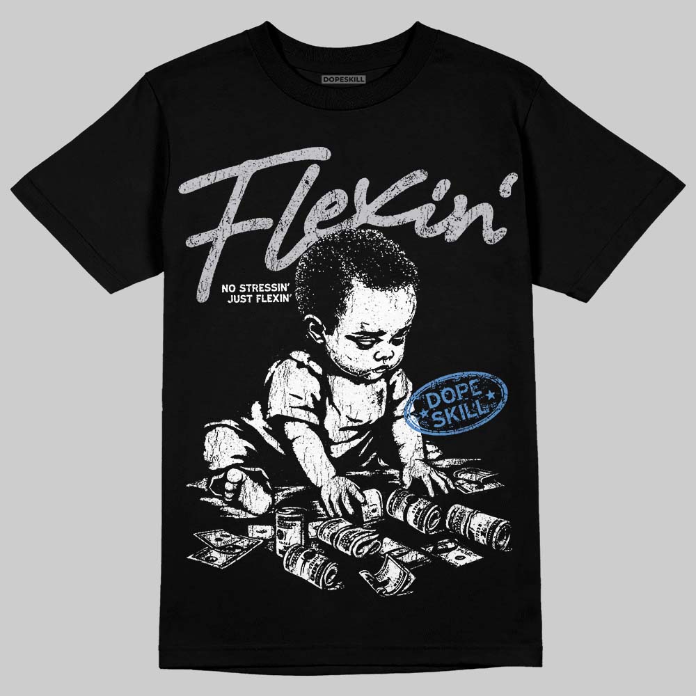 Cement Grey 11s DopeSkill T-Shirt Flexin' Graphic