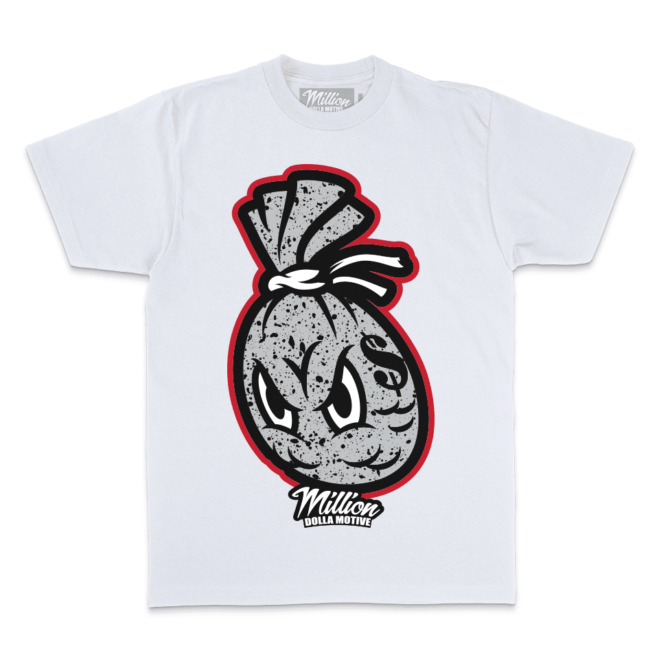 Cement Money Bag - White T-Shirt