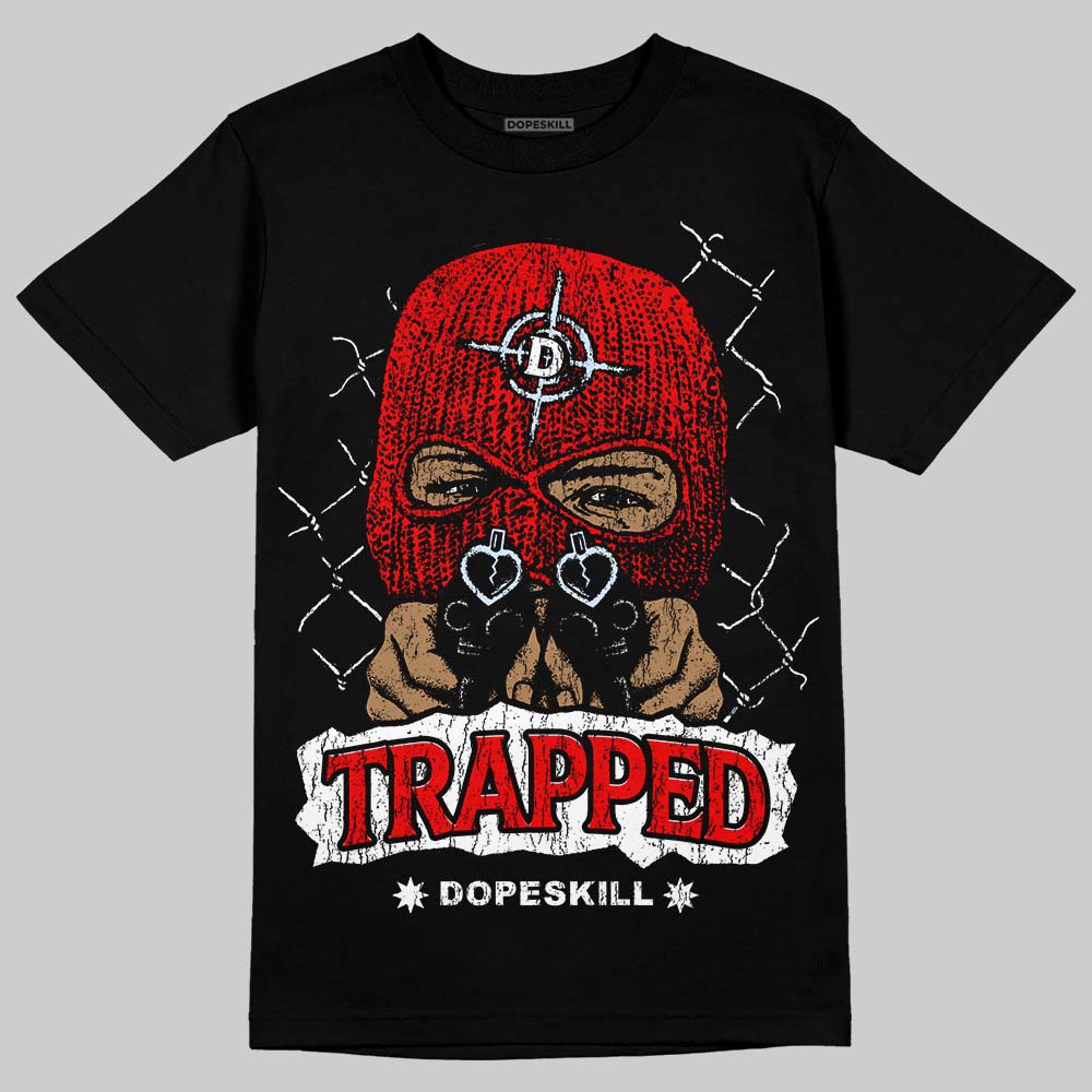 Cherry 11s DopeSkill T-Shirt New Trapped Graphic