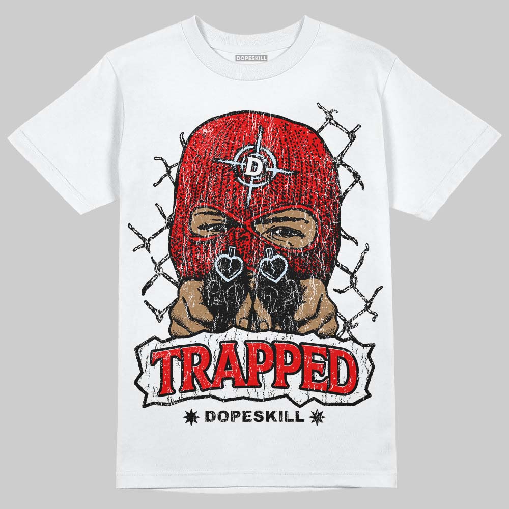 Cherry 11s DopeSkill T-Shirt New Trapped Graphic