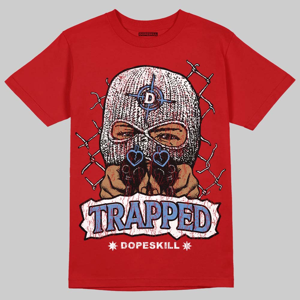 Cherry 11s DopeSkill T-Shirt New Trapped Graphic