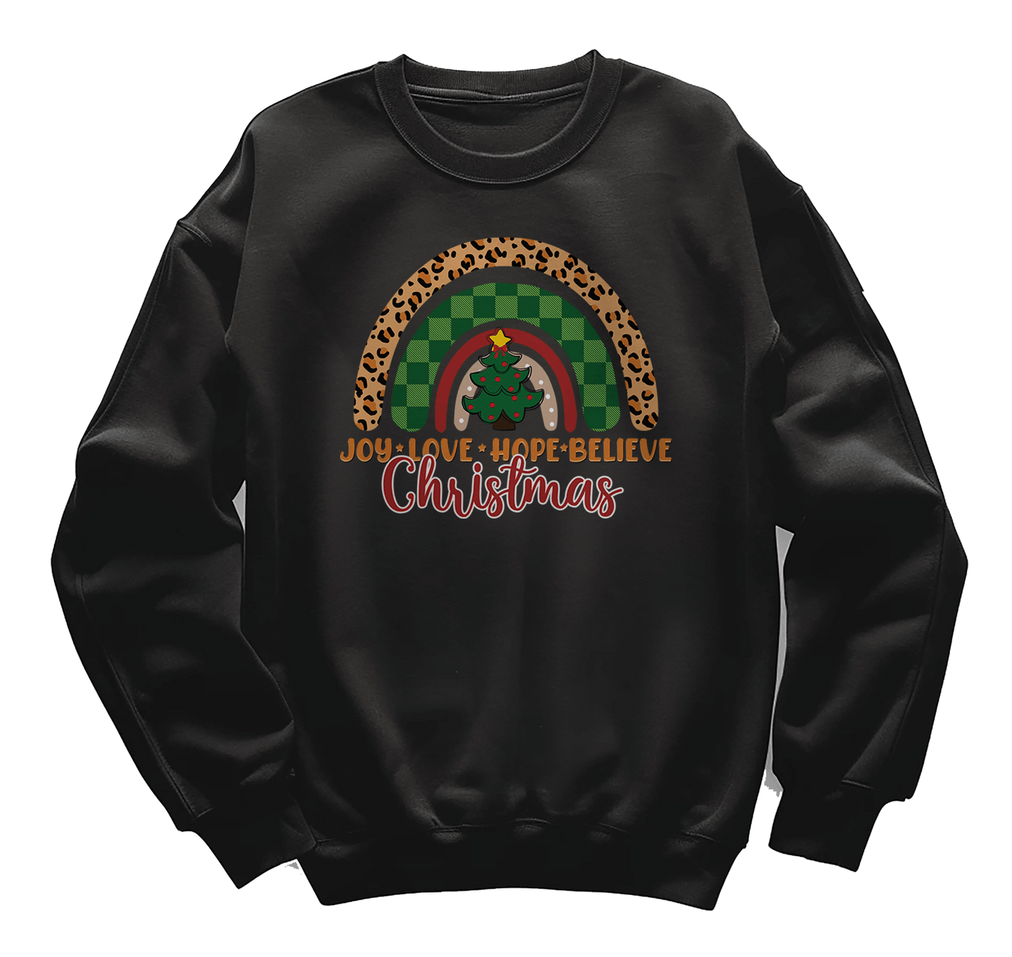 Christmas Rainbow Sweatshirt