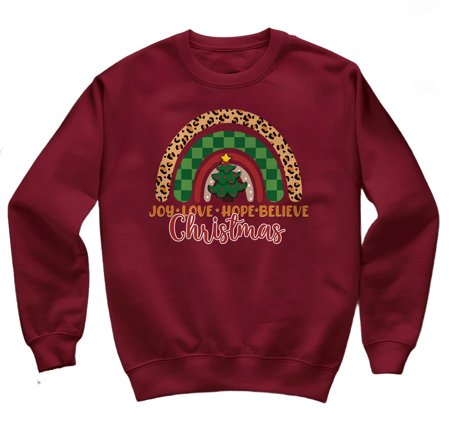 Christmas Rainbow Sweatshirt