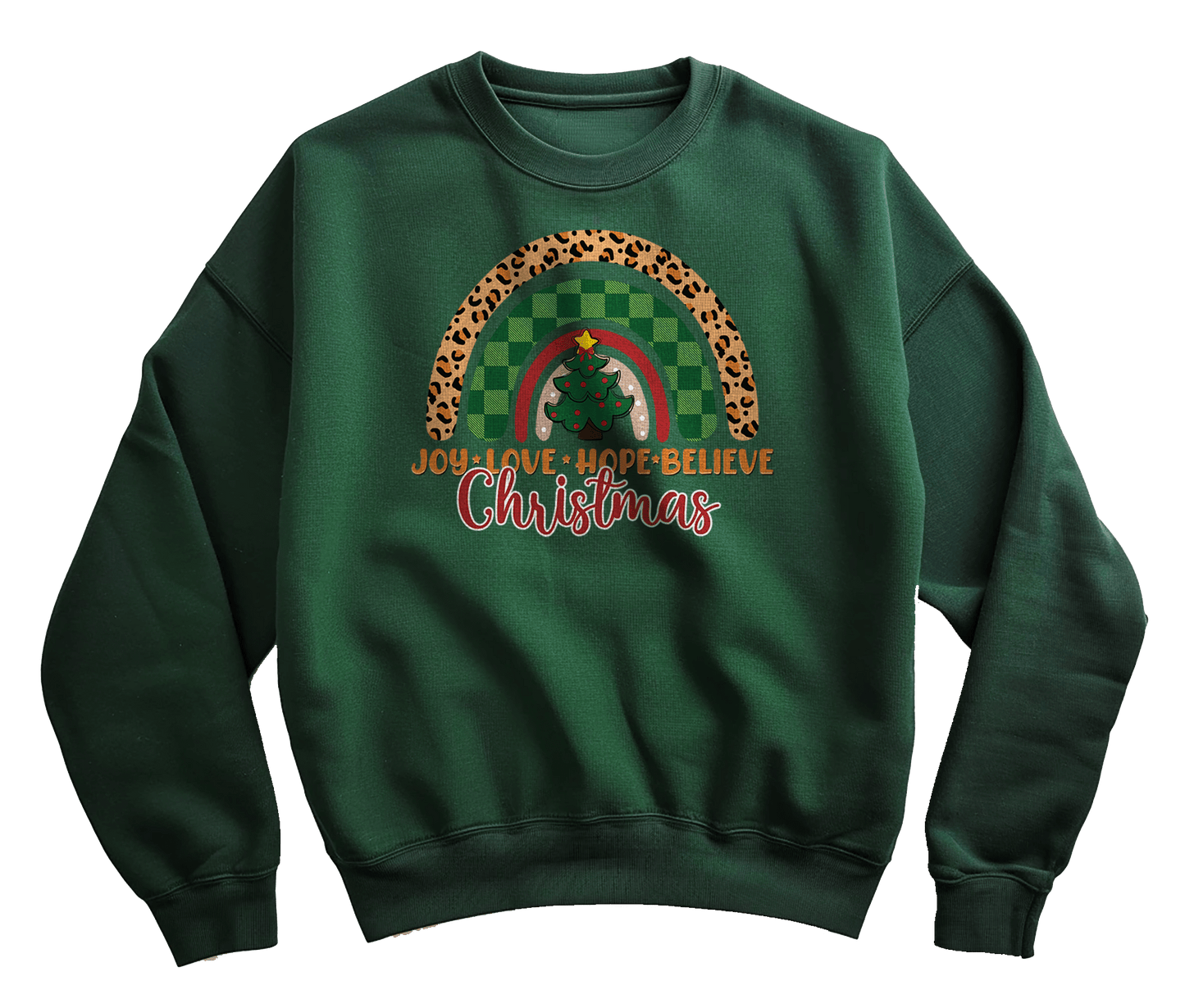 Christmas Rainbow Sweatshirt