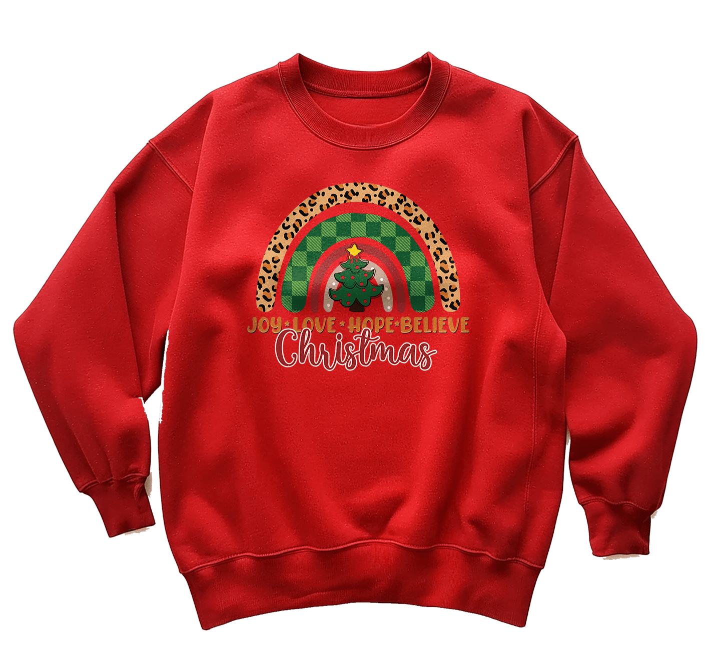 Christmas Rainbow Sweatshirt