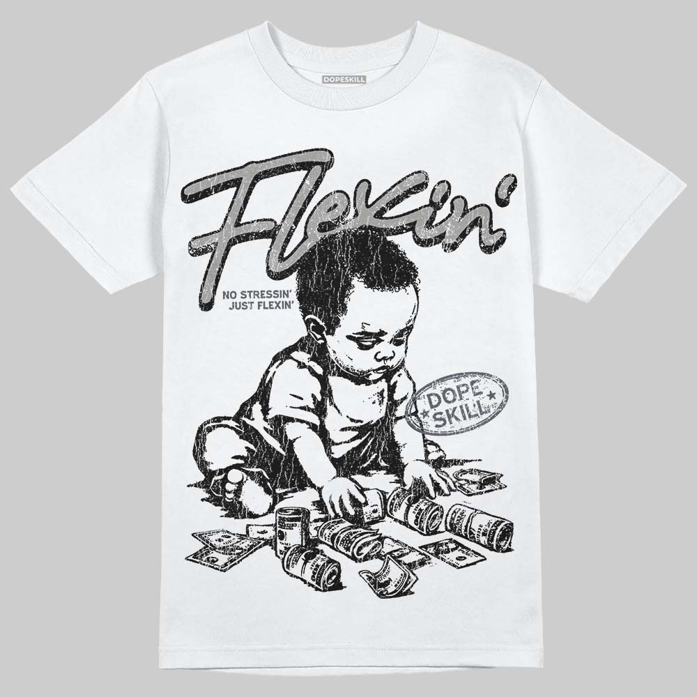 Cool Grey 11s DopeSkill T-Shirt Flexin' Graphic