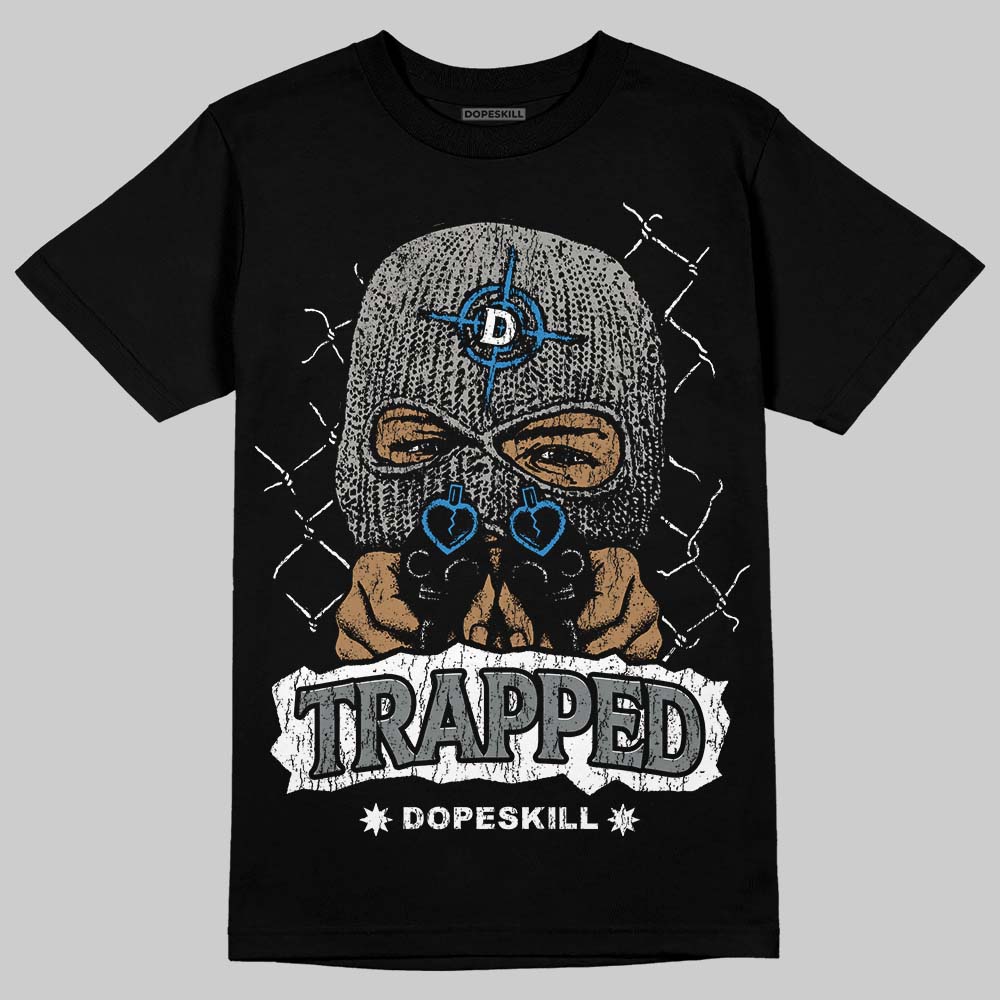 Cool Grey 9s DopeSkill T-Shirt New Trapped Graphic