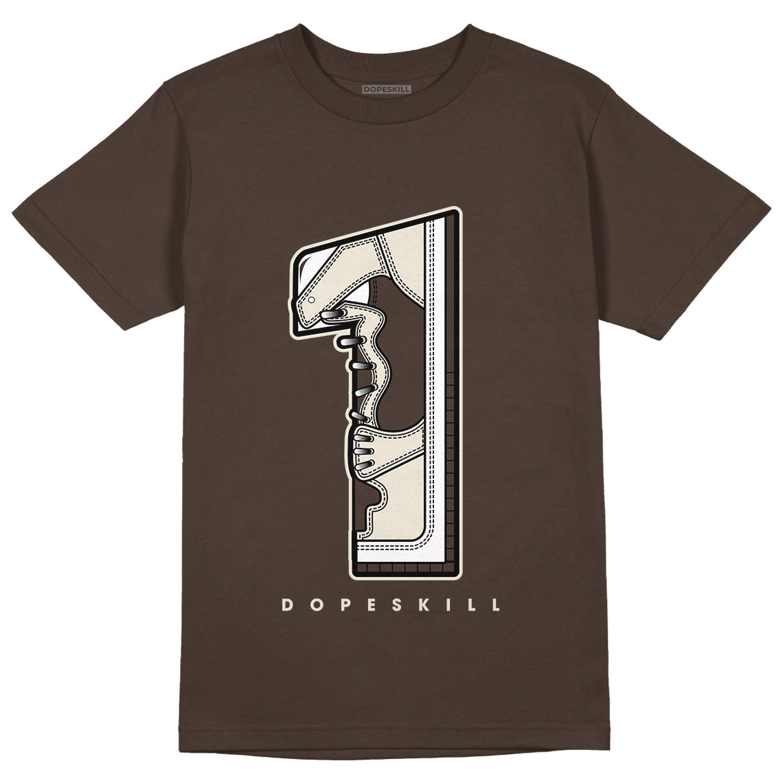 AJ 1 Low OG ‚ÄúReverse Mocha‚Äù DopeSkill Ridgerock T-shirt No.1 Graphic