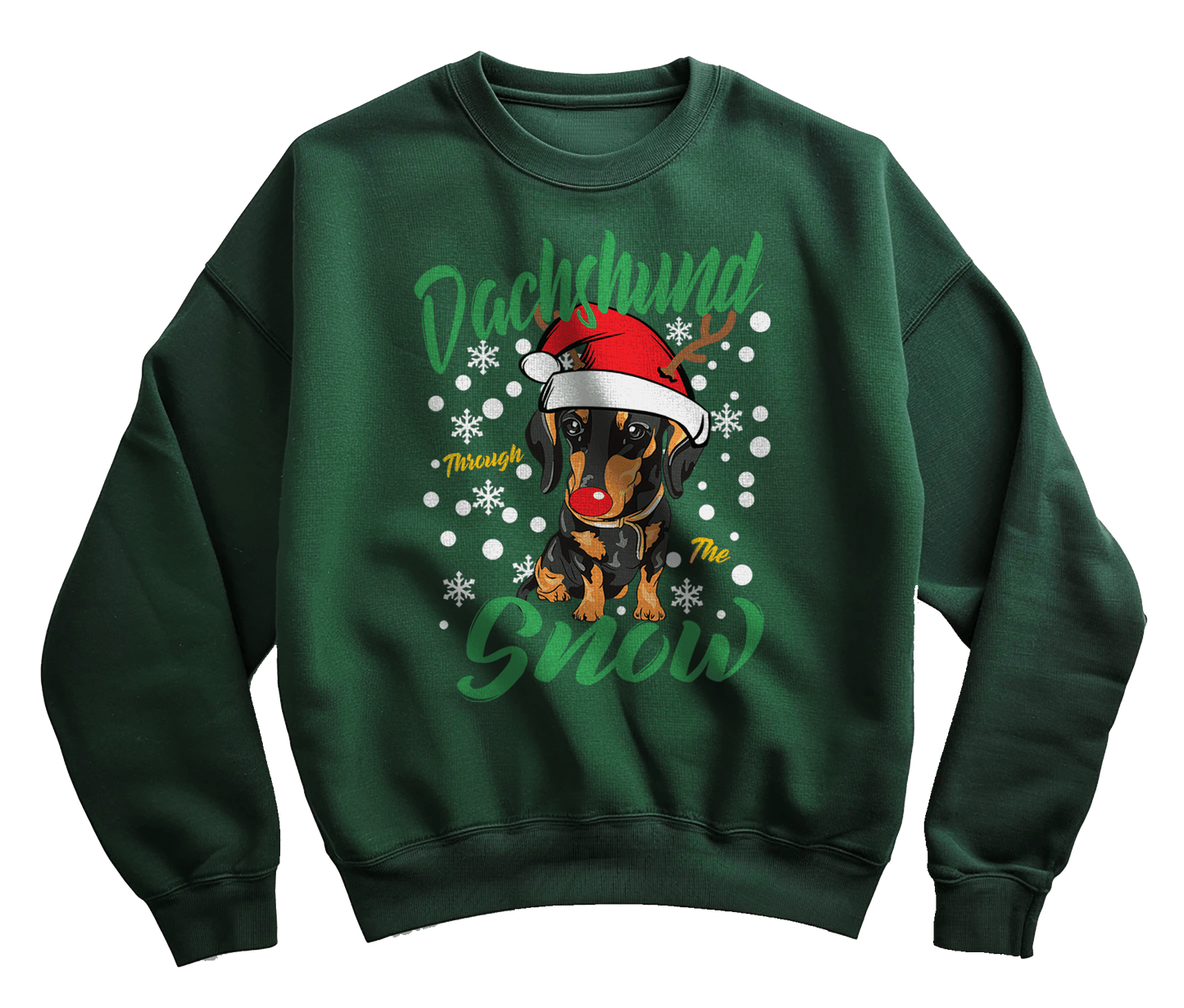 Dachshund Snow Xmas Sweatshirt