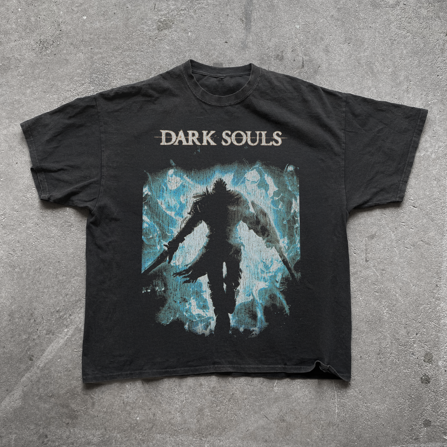DVRK SOULS BLACK WASHED T-SHIRT