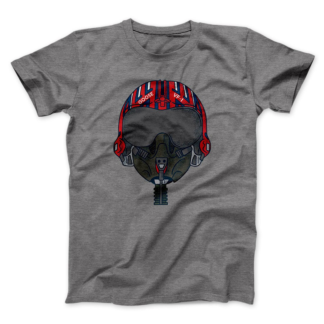 Goose Helmet Funny Movie Men/Unisex T-Shirt