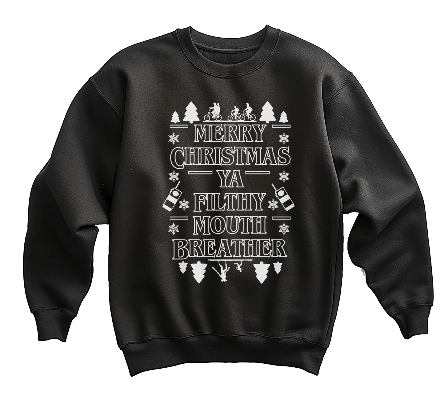 Dirty Mouth Breather Christmas Sweatshirt