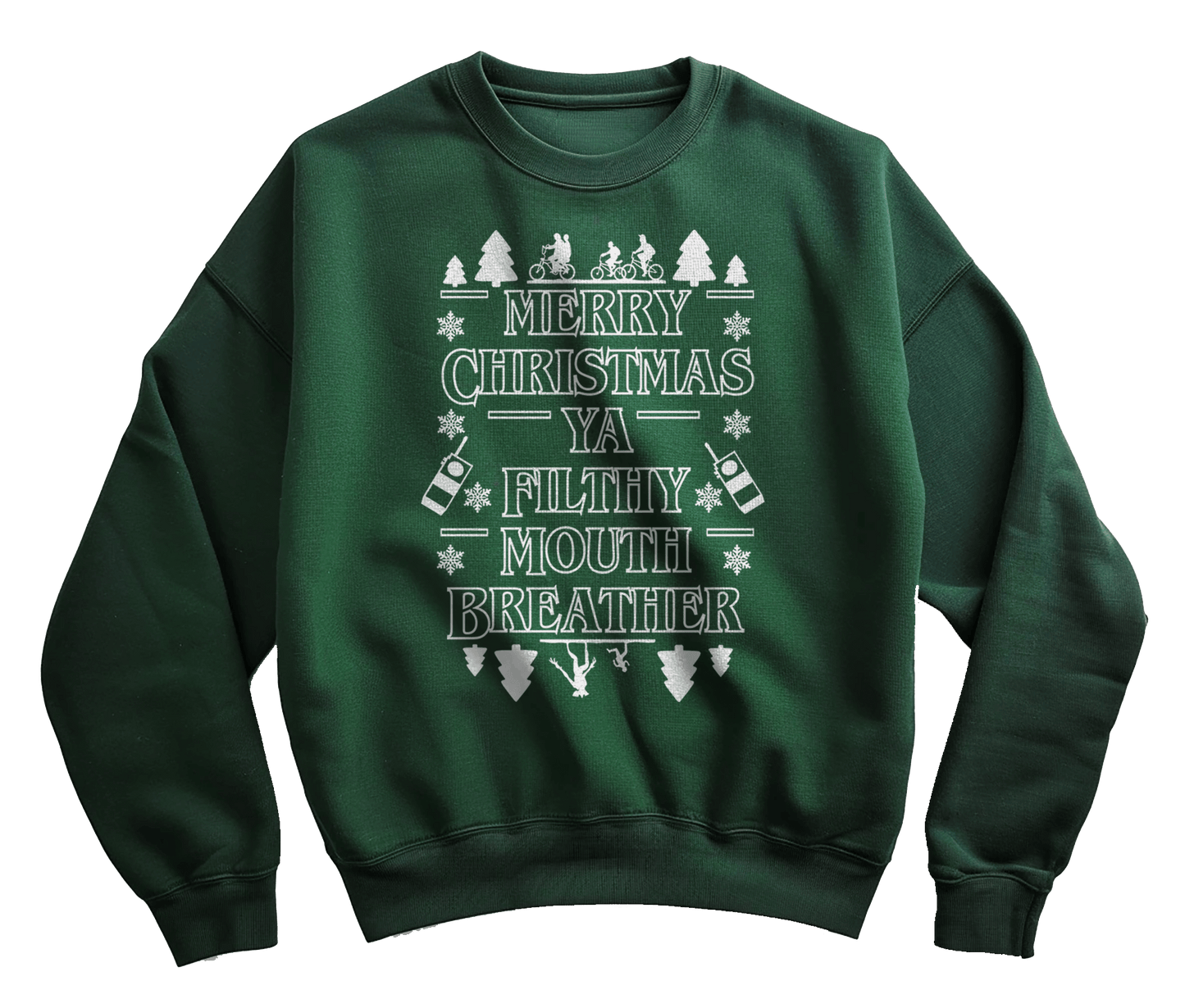 Dirty Mouth Breather Christmas Sweatshirt