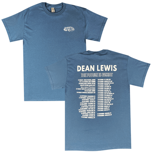 The Future is Bright Blue T-shirt (USA/ASIA TOUR)