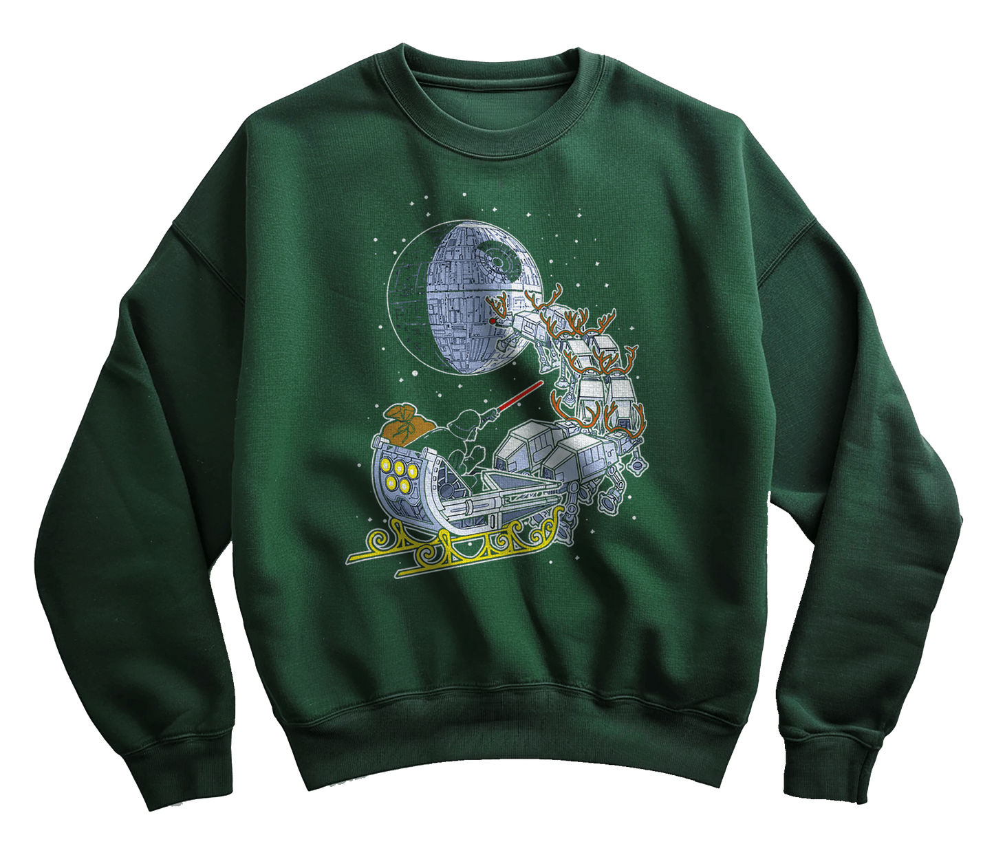 Drath Vader Santa Sleigh Sweatshirt