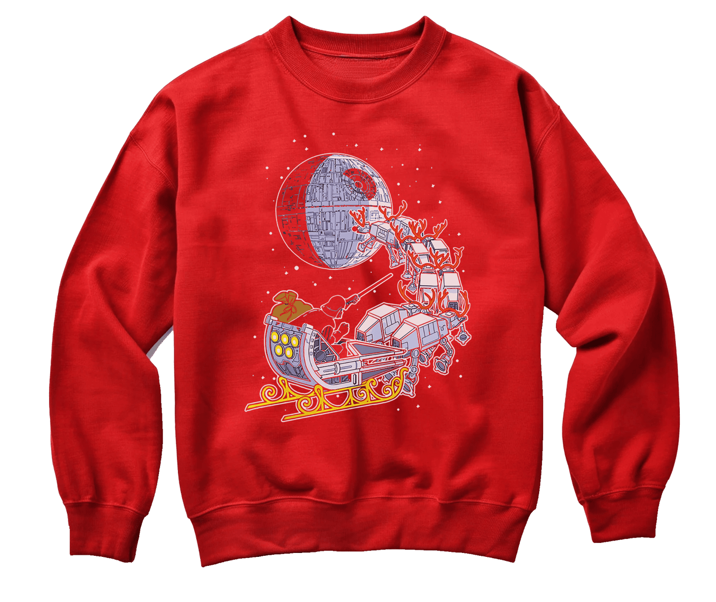 Drath Vader Santa Sleigh Sweatshirt