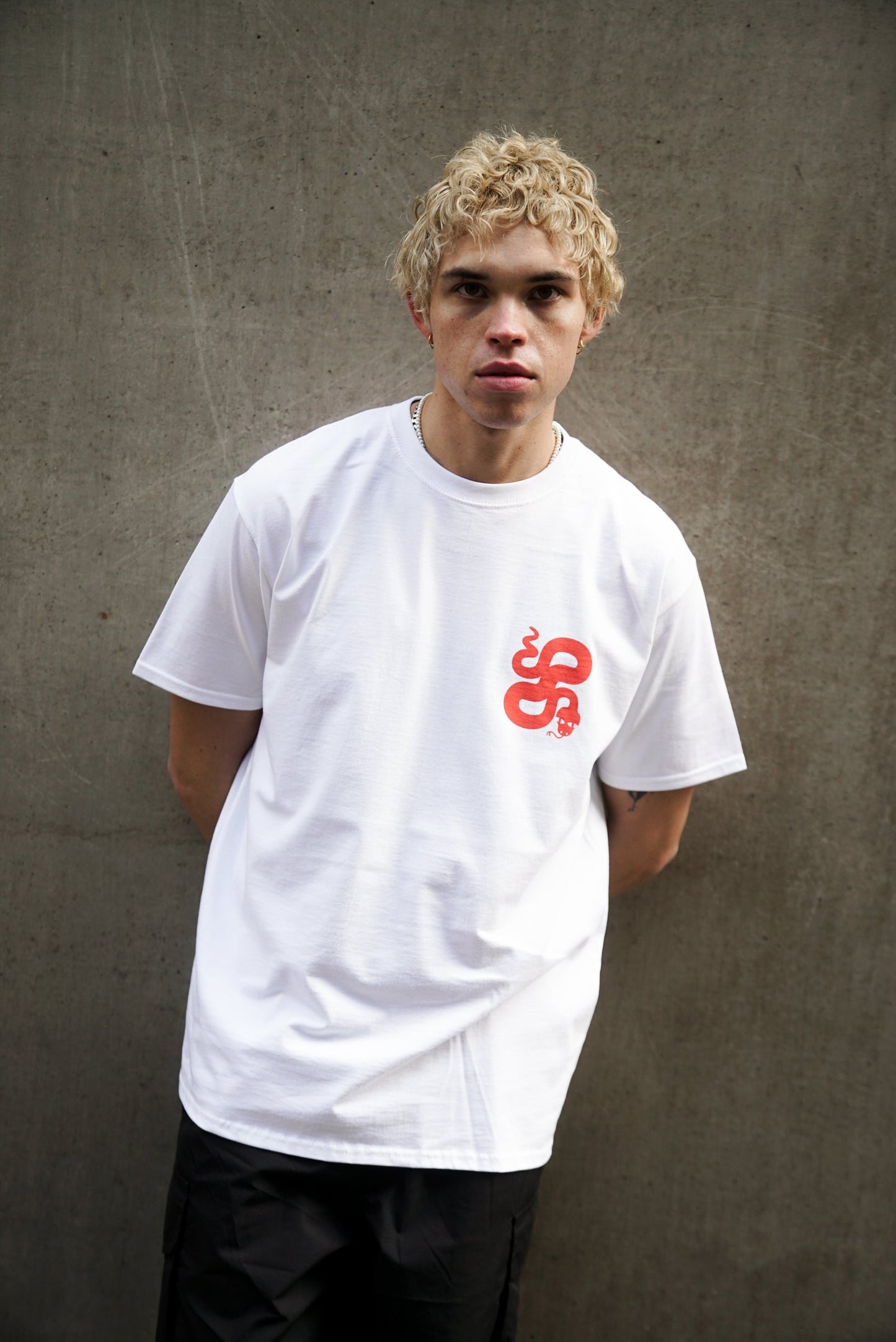 KBAR X UN:IK 'Touch At Own Risk' Tee - White