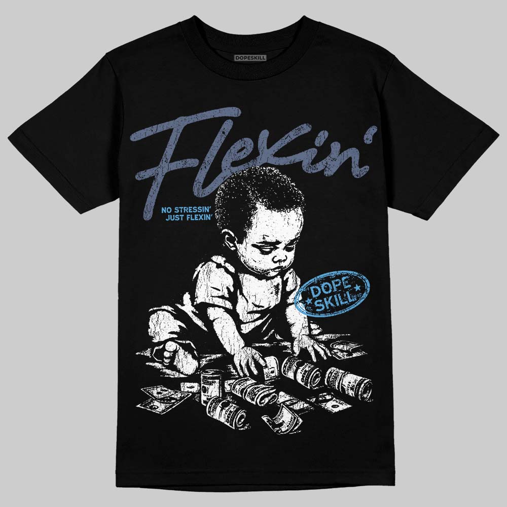 Diffused Blue 11s DopeSkill T-Shirt Flexin' Graphic