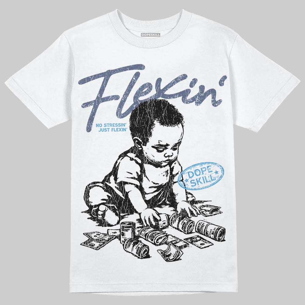 Diffused Blue 11s DopeSkill T-Shirt Flexin' Graphic