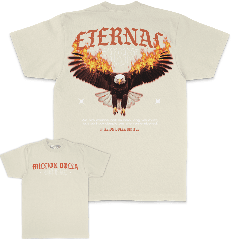 Eternal Eagle - Natural Sail Dye T-Shirt