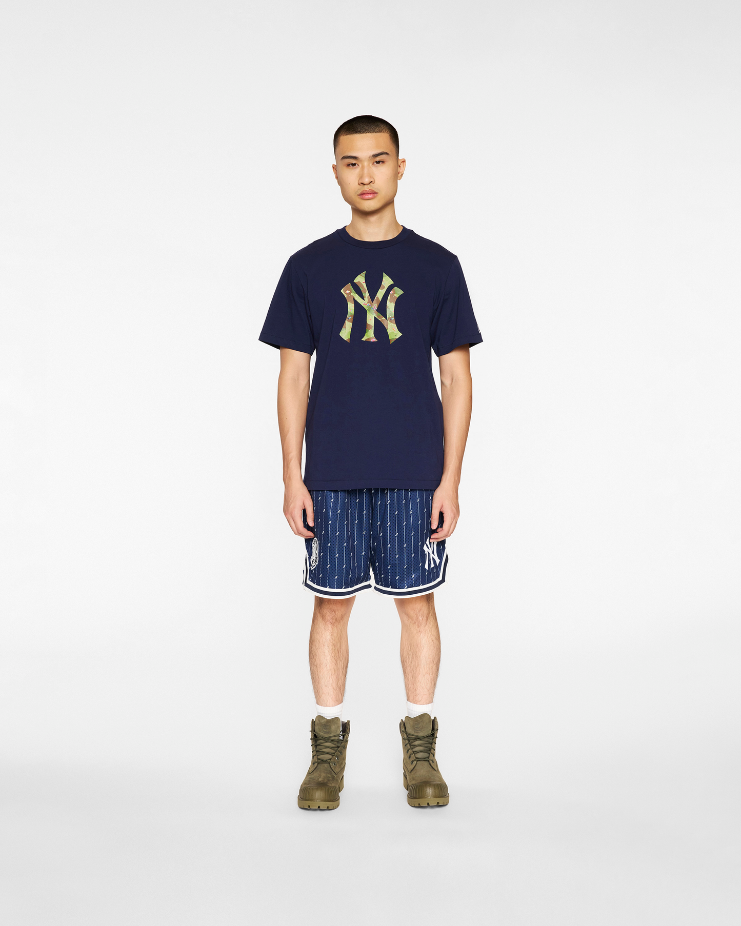 NY Yankees Space Camo Logo Tee Style001