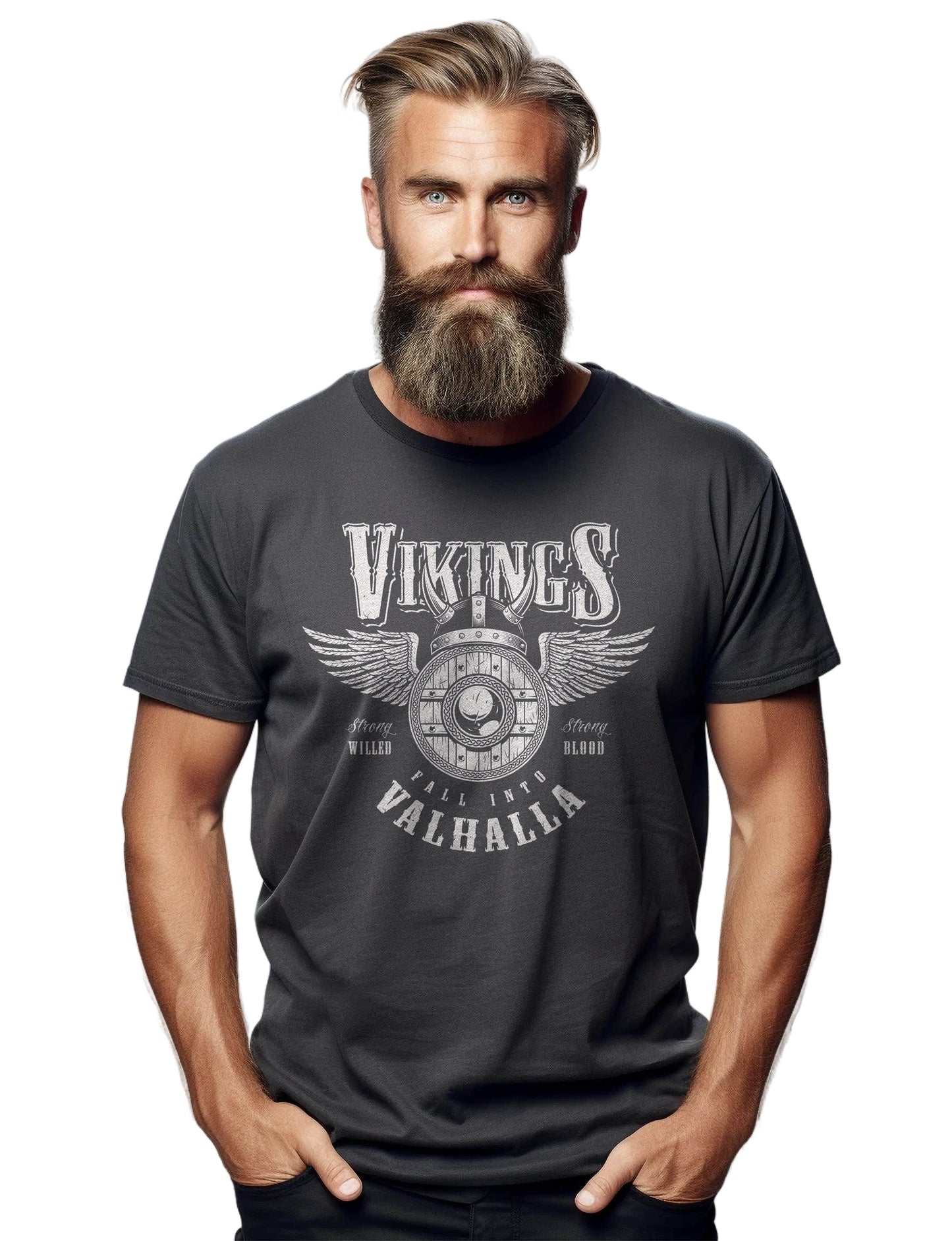 Fall into Valhalla Viking T-Shirt