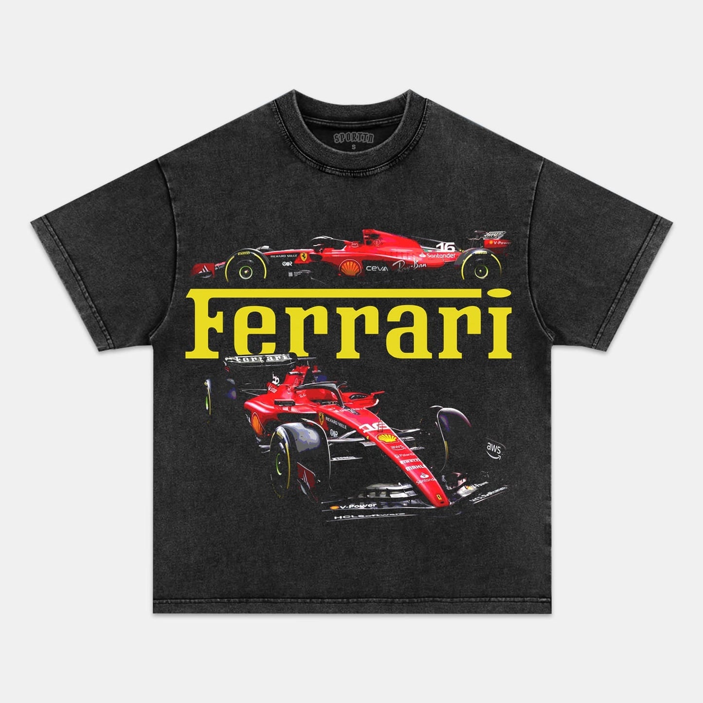 FARRARI F1 RACING TEE Style001