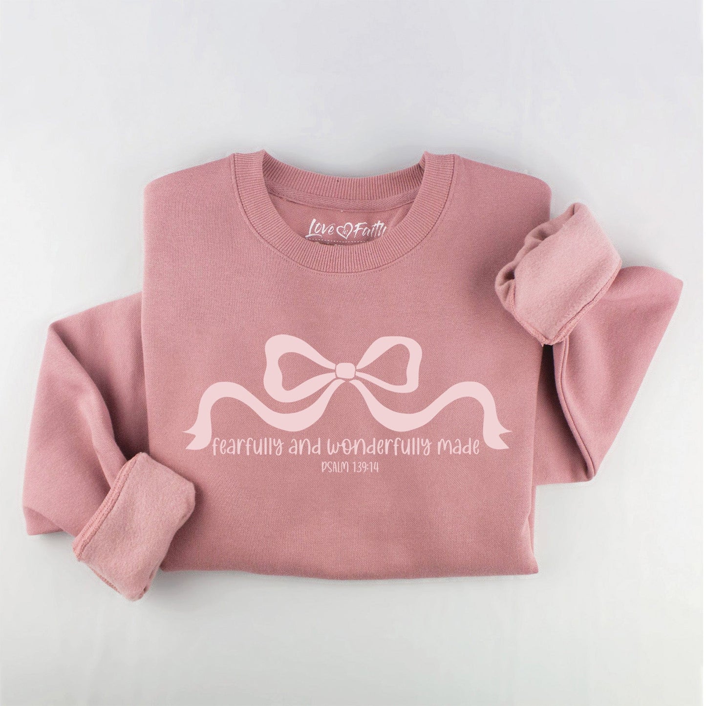 Embroidered Fearfully and Wonderfully Made Sweatshirt - 18