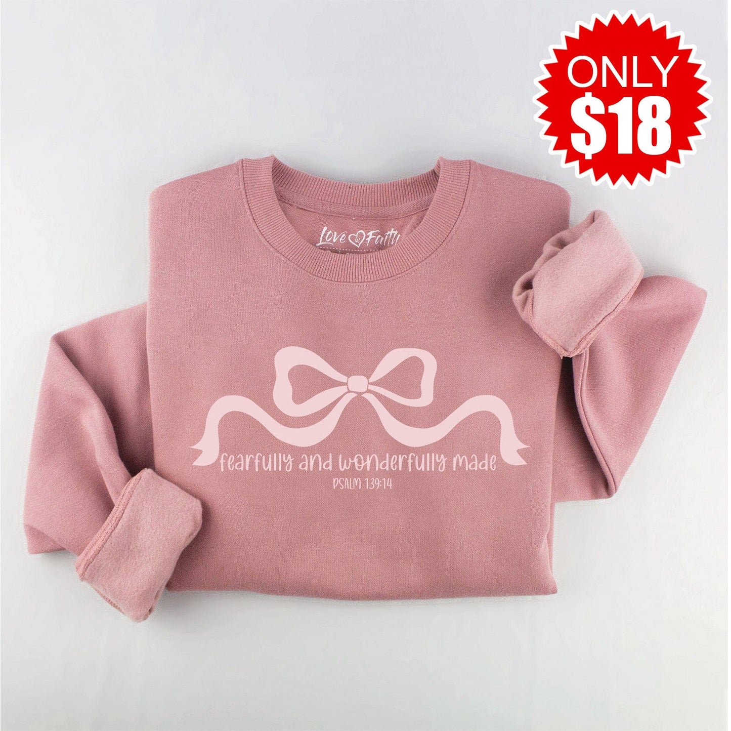 Embroidered Fearfully and Wonderfully Made Sweatshirt - 18