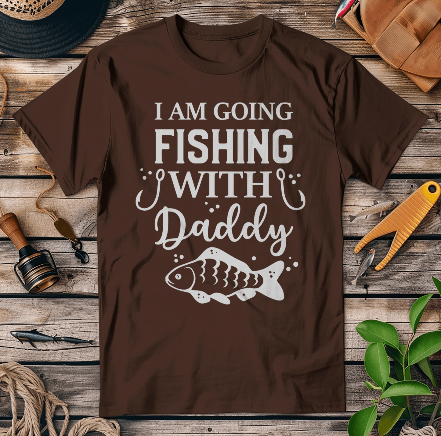 Fishing with Daddy Reel T-Shirt