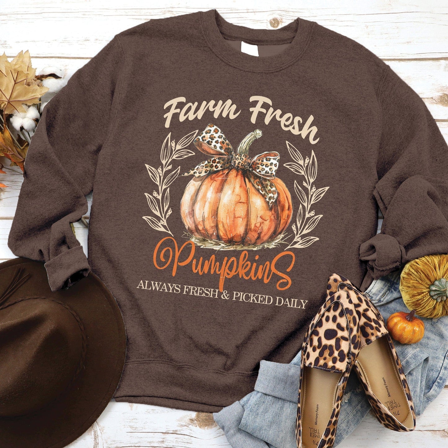 Farm Fresh Pumpkin Sweatshirt - 5