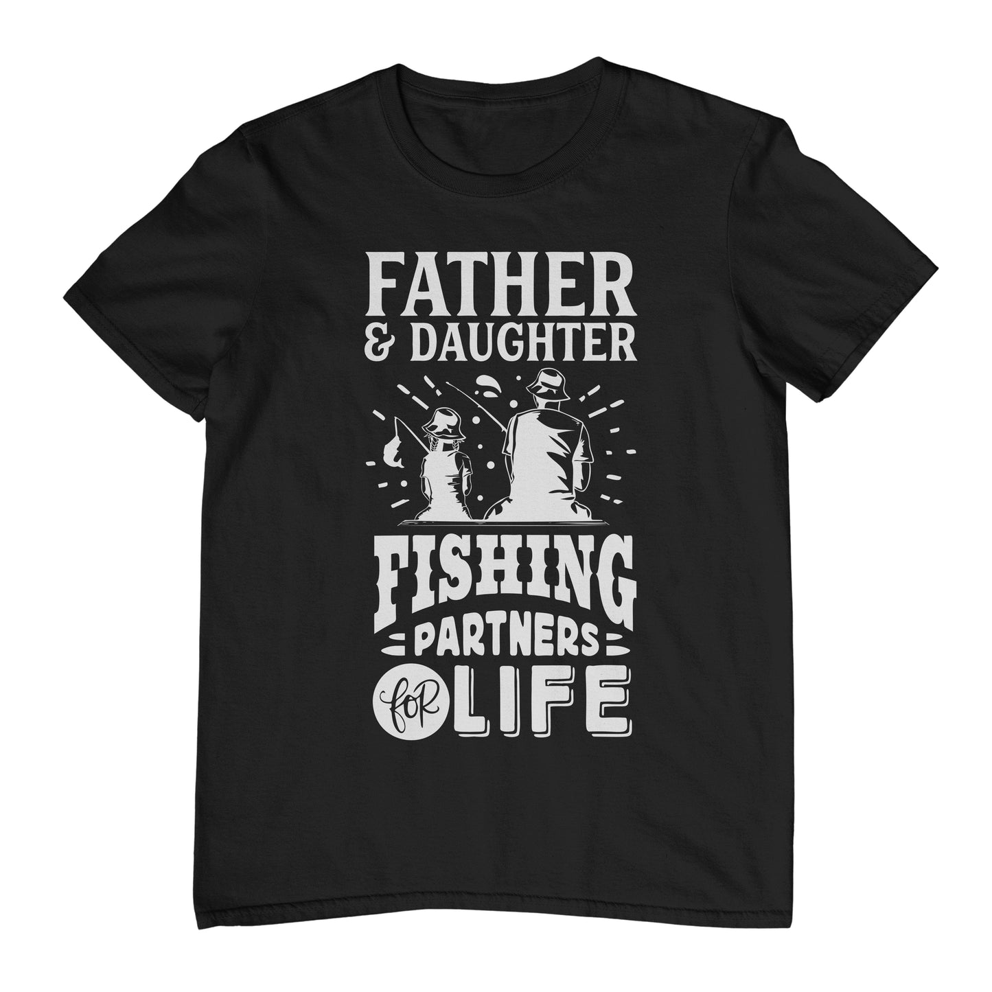 Father and Daughter Fishing T-Shirt