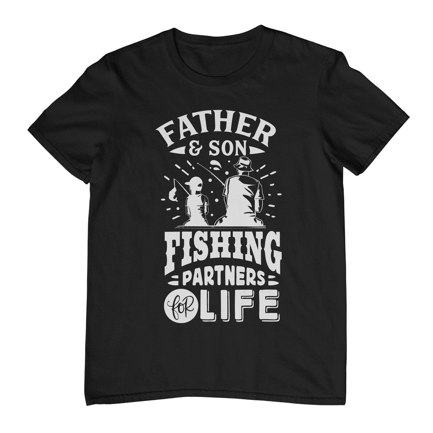 Father and Son Fishing Adventure T-Shirt