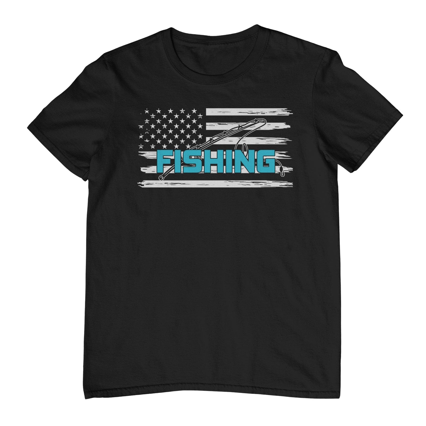 Fishin' USA Flag TShirt Hook,