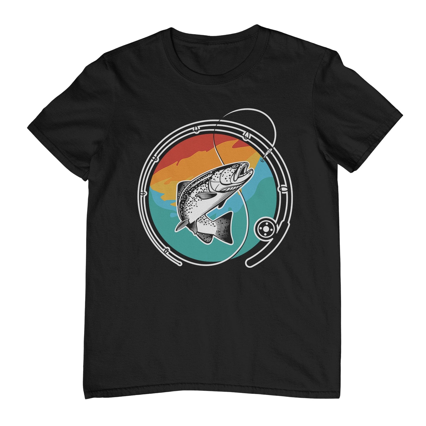 Fishing Arty Picture TShirt T-Shirt