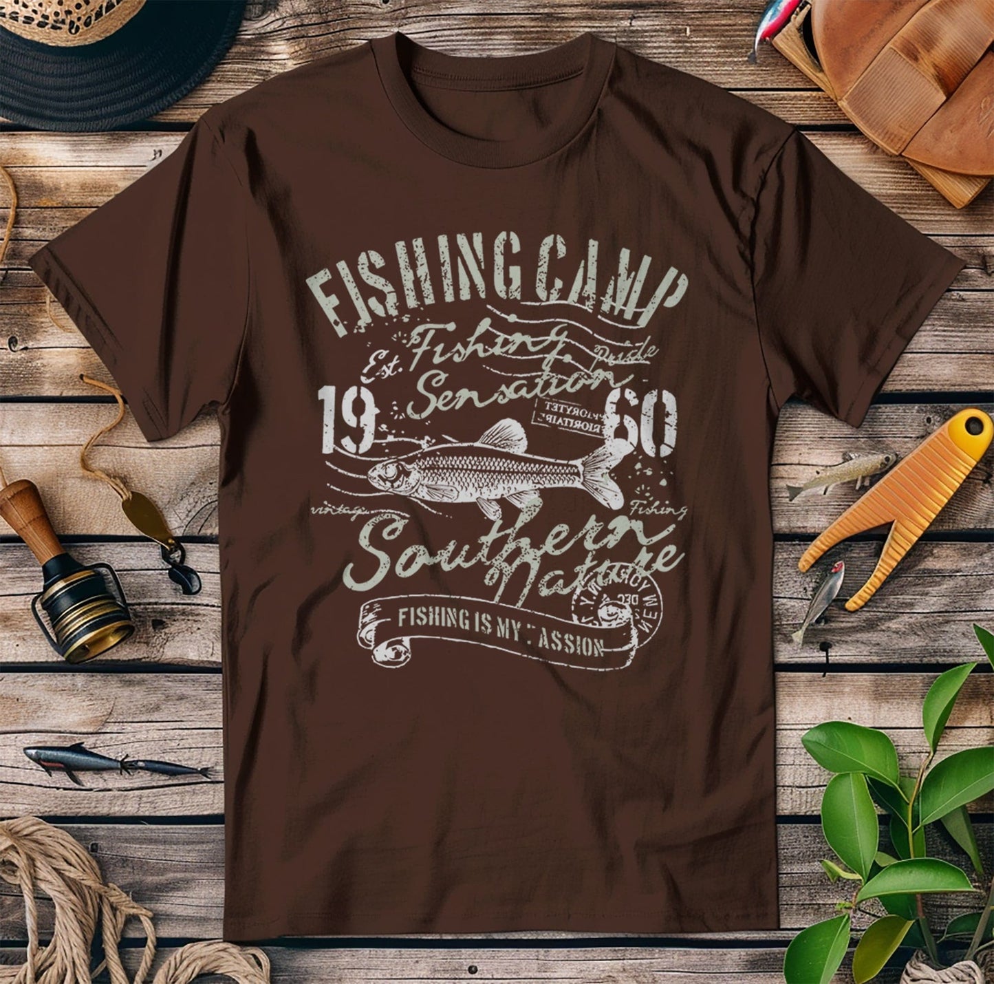Fishing Camp Catching T-Shirt