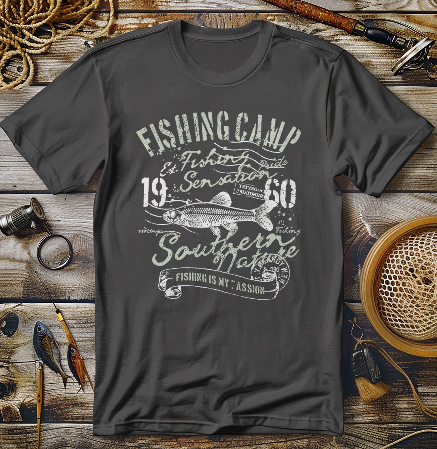Fishing Camp Catching T-Shirt