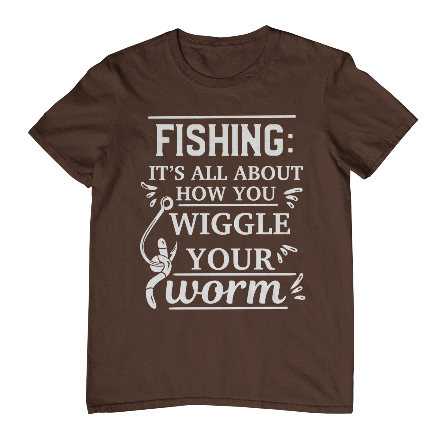 Fishing Wiggle Worm Reel T-Shirt