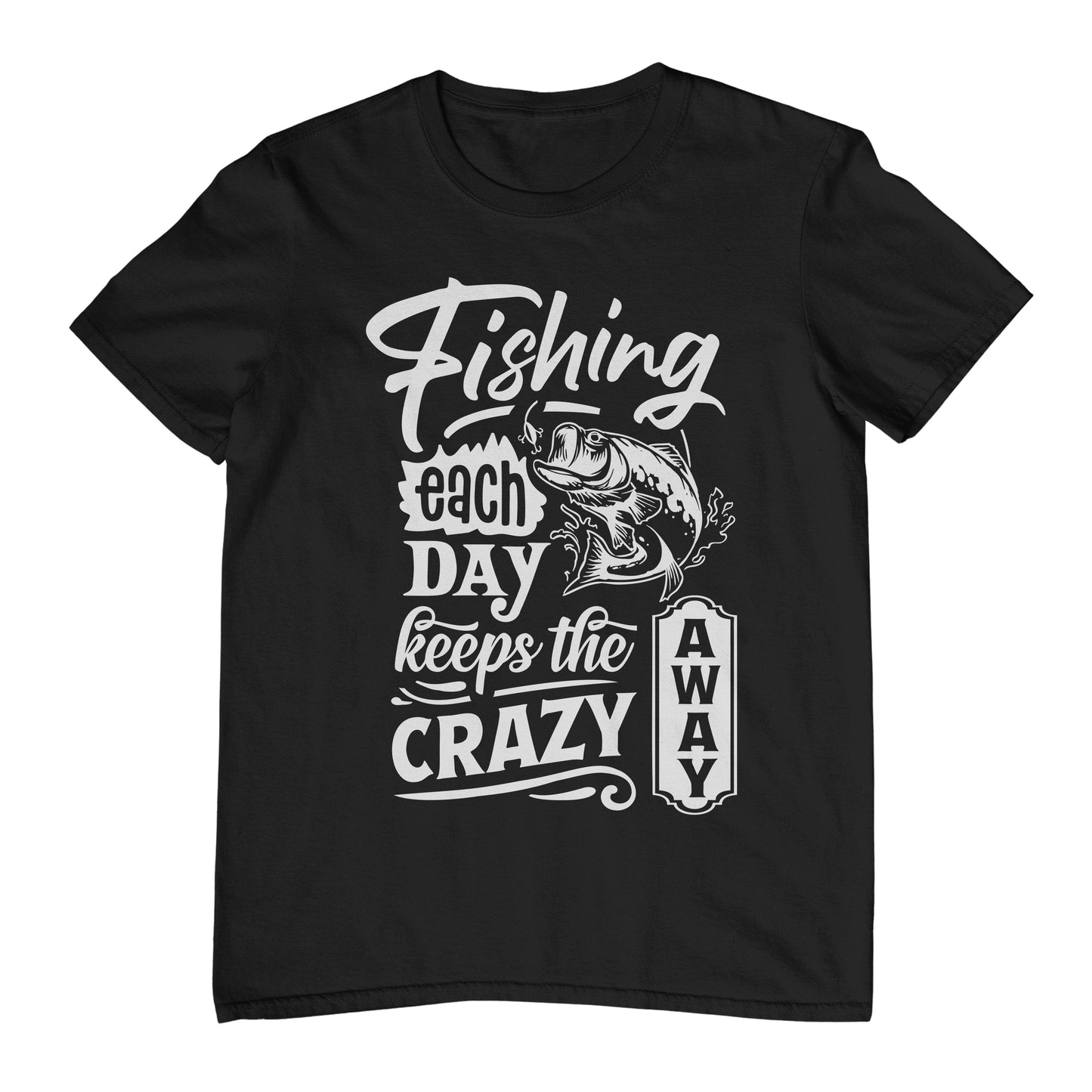 Fishing Each Day Reel in T-Shirt