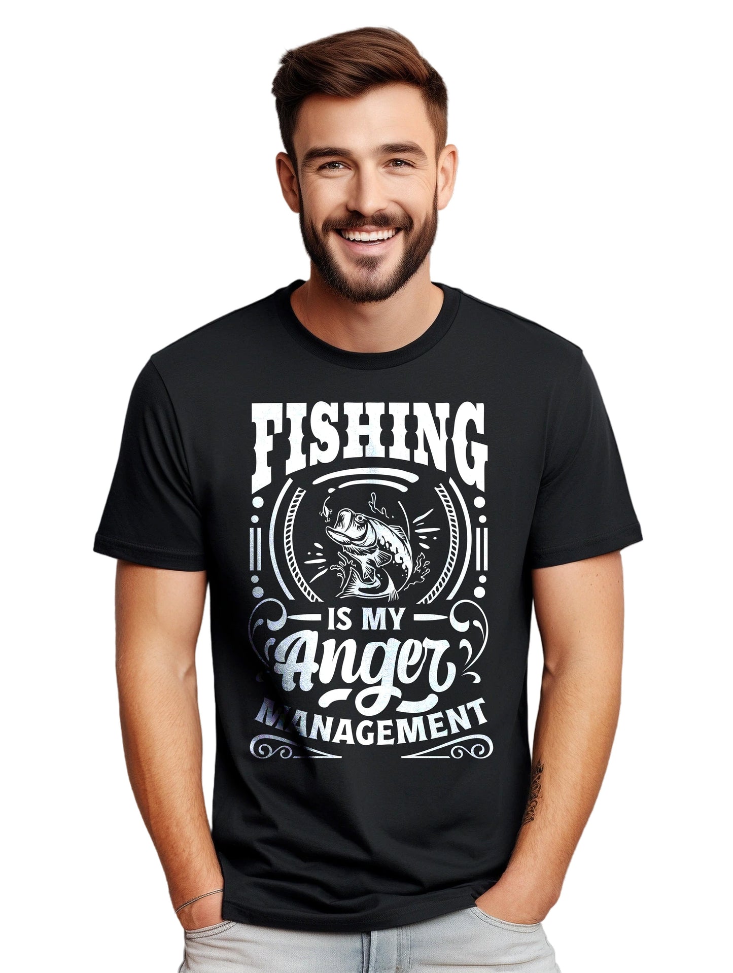 Fishing is my Anger Management T-Shirt