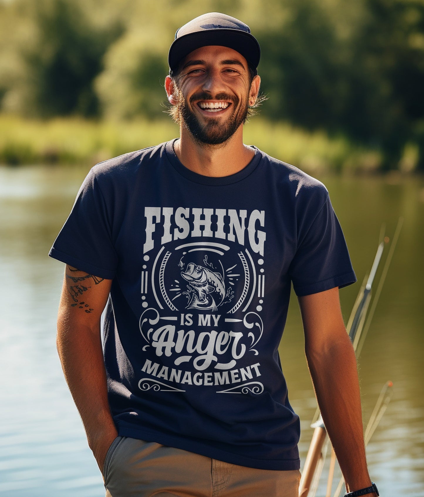 Fishing is my Anger Management T-Shirt